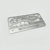 Cross-border new in-stock fishhook cards, multi-functional fishhooks, fishhook model plates, etched fishhooks can be processed according to samples Item Picture